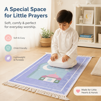 Kids prayer mat - Kids Prayer Mat - Moon & Stars (5 Colors) - detail view 2