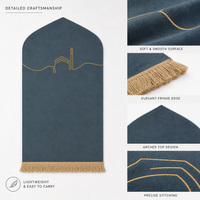Islamic Prayer Rug for Home - Soft Non-Slip Sajjadah, Washable