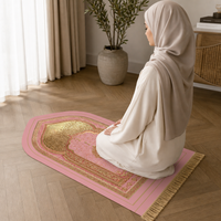 Thick Prayer Mat 1.1cm Flannel Sponge - Muslim Sajjadah 70x110cm