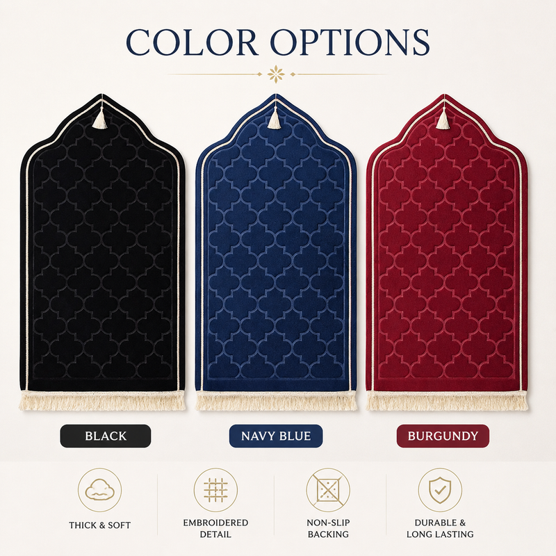Embossed Thick Mat — Dark Collection (3 Colors)